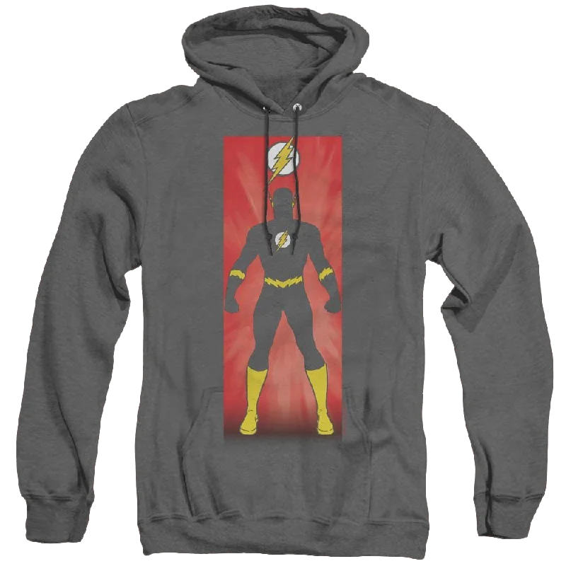 Flash, The Flash Block - Heather Pullover Hoodie Sheath Sleeve Elegant