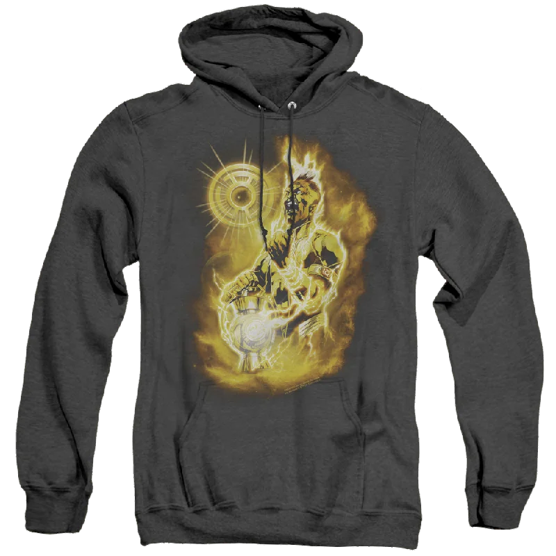 Green Lantern Sinestro Nebula - Heather Pullover Hoodie Kimono Neck Pullover