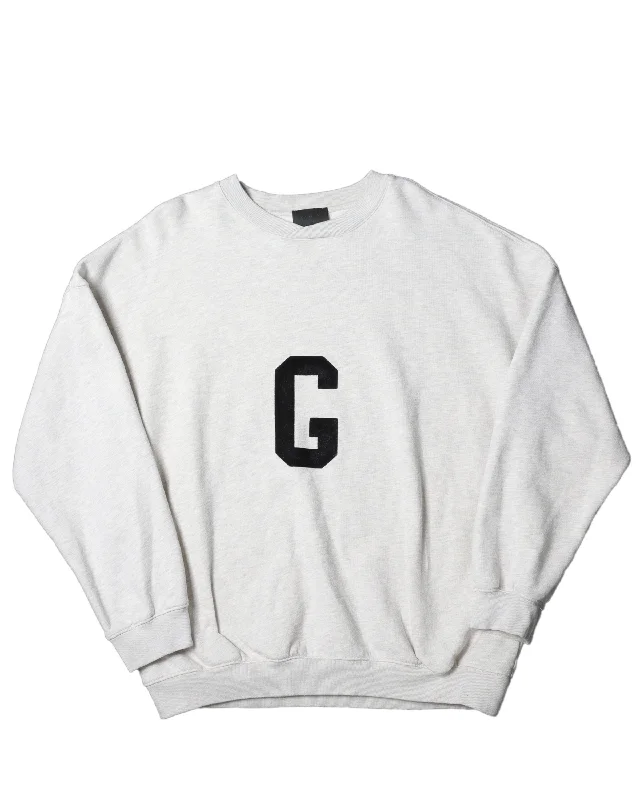 Seventh Collection "G" Embroidered Sweatshirt Hoodie with Bell Sleeves Flared Feminine Seventh Collection "G" Embroidered Sweatshirt Hoodie with Bell Sleeves Flared Feminine