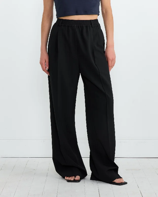 Erwin Trouser in Black Trousers Velvet Soft