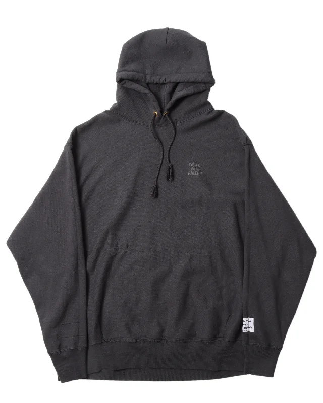 "Dept. de la Galerie" Hoodie Hoodie with Batwing Sleeves Loose Dramatic
