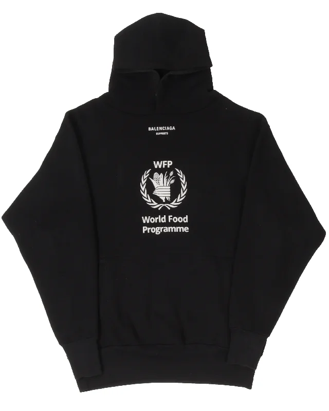 World Food Program Hoodie Hoodie Dress Longline Feminine