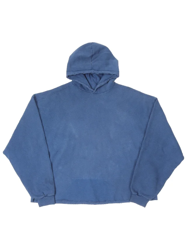Russell Athletic Cropped Hoodie Hoodie with Button Classic Timeless