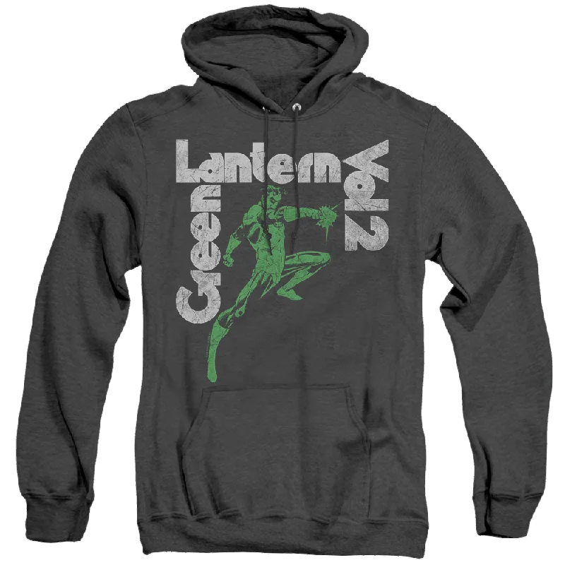 Green Lantern Green Lantern Vol 2 - Heather Pullover Hoodie Open Neck Pullover
