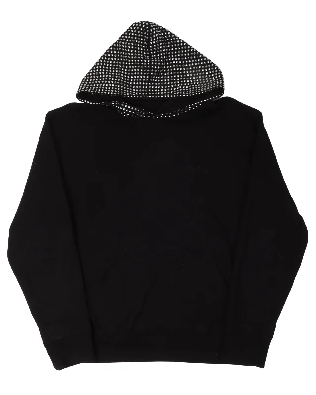 Stud Hood Hoodie Hoodie with Contrast Stitching Detailed Premium