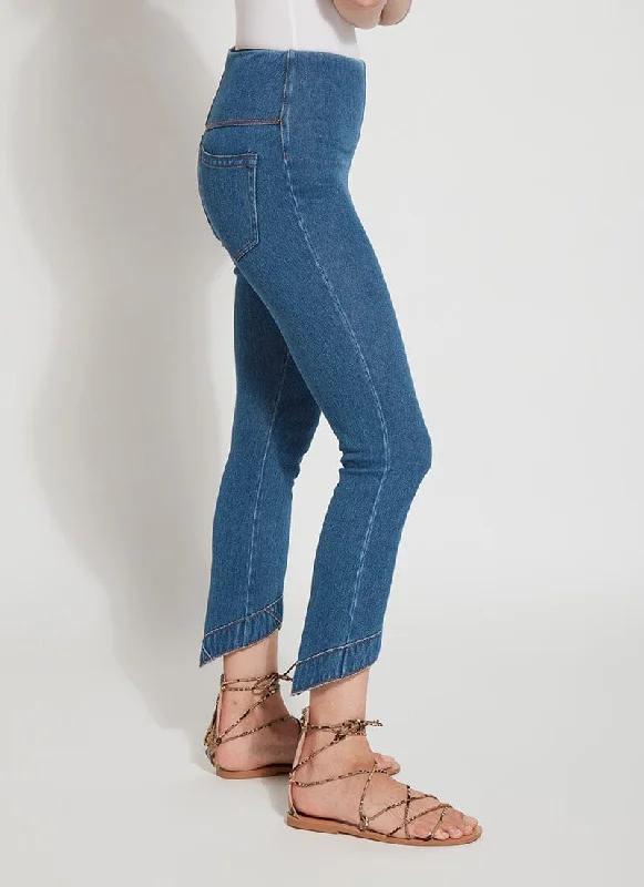 Cropped Lauren Legging Fashionable Solid Color Tights
