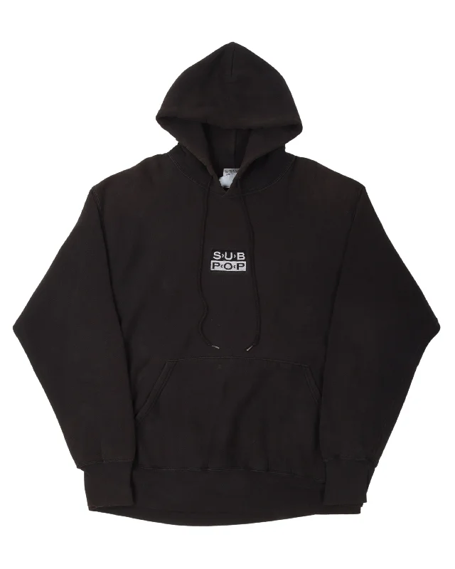 Lee Sub-Pop Hoodie Hoodie with Hem Lace Feminine Delicate