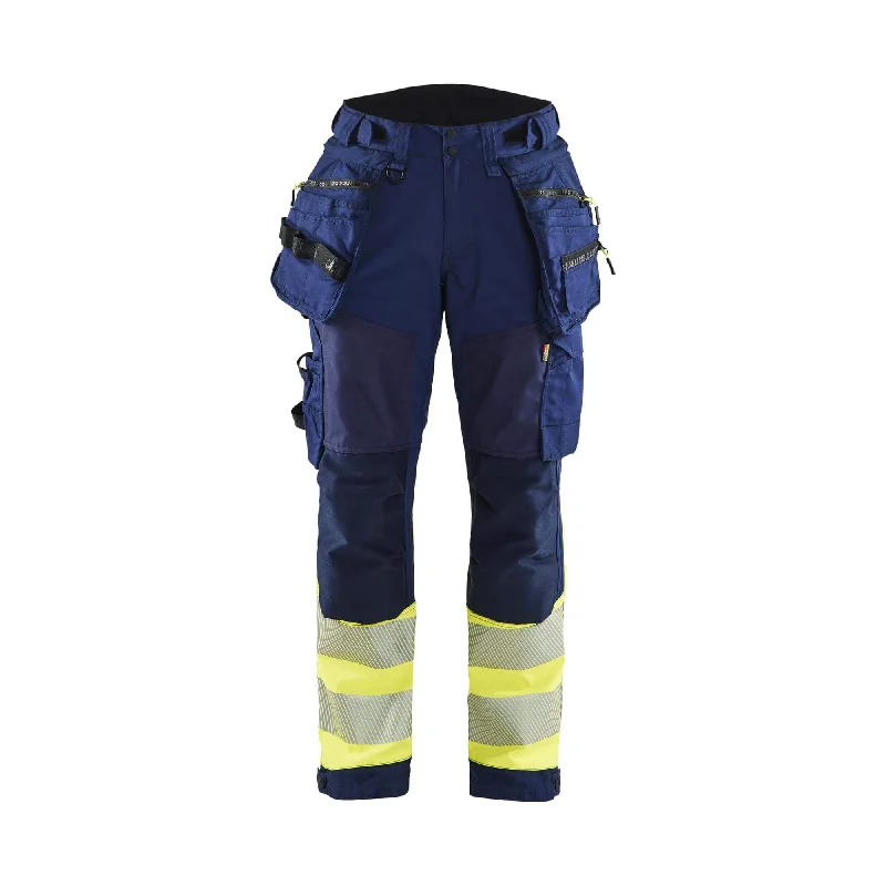 Blaklader 7114 Womens Hi-Vis Softshell Trousers (71142513) Trousers Top Rated