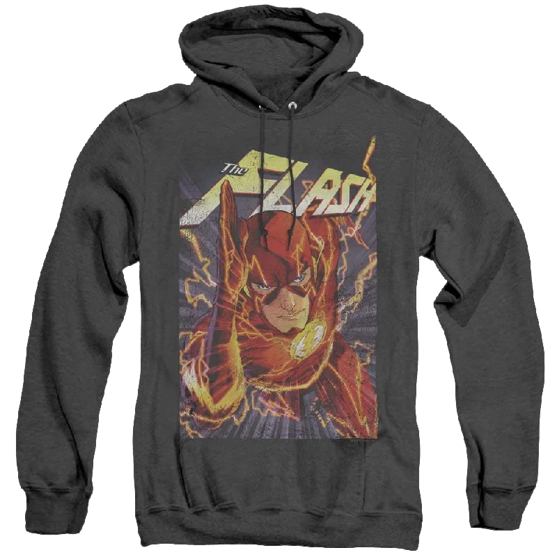 Flash, The Flash One - Heather Pullover Hoodie Cable Knit Chunky