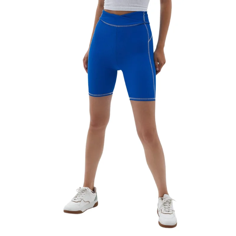 OXXO - Biker Legging with Waist Detail Cozy Yoga Compression Leggings