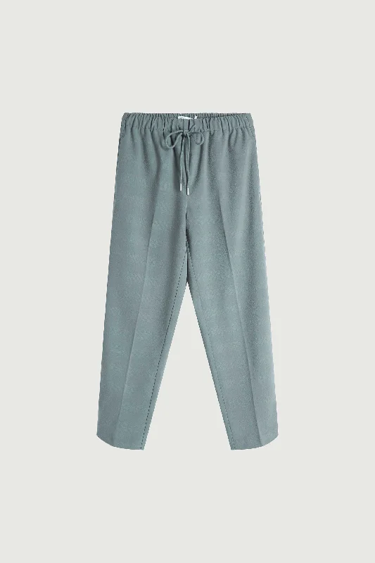 ELASTIC WAIST TAPERED TROUSER Trousers Fall Fleece