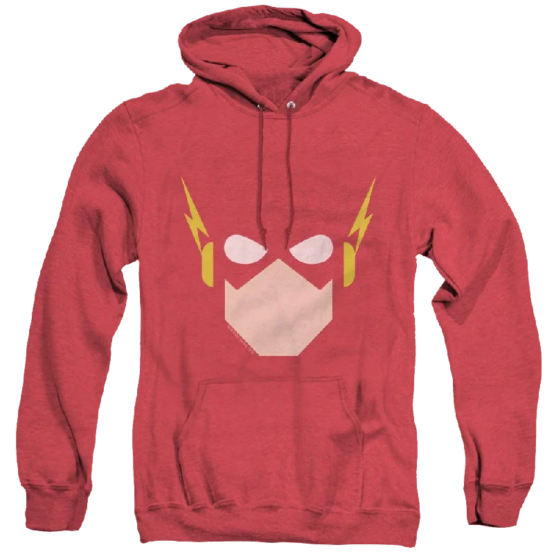 Flash, The Flash Head - Heather Pullover Hoodie Set Sleeve Pullover