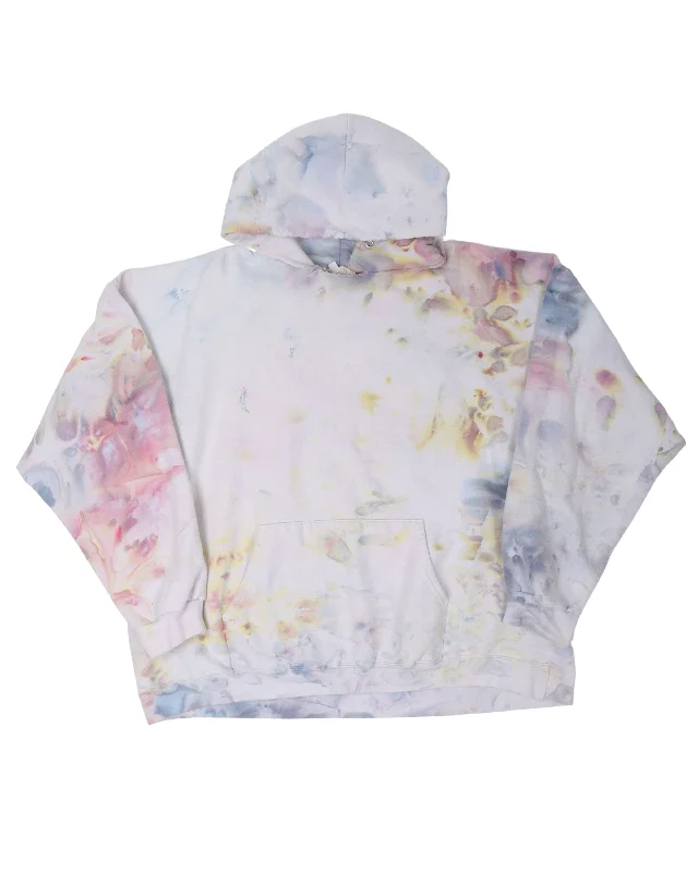Marbled Hoodie Hoodie with Oversized Fit Loose Comfortable
