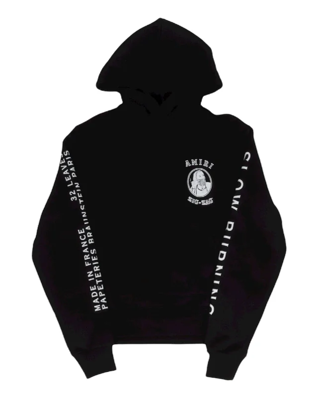 Zig Zag Hoodie Hoodie with Exposed Zipper Edgy Industrial