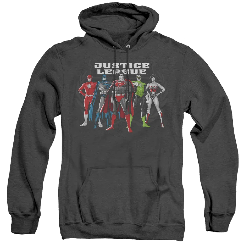Justice League The Big Five - Heather Pullover Hoodie Alpaca Blend Soft