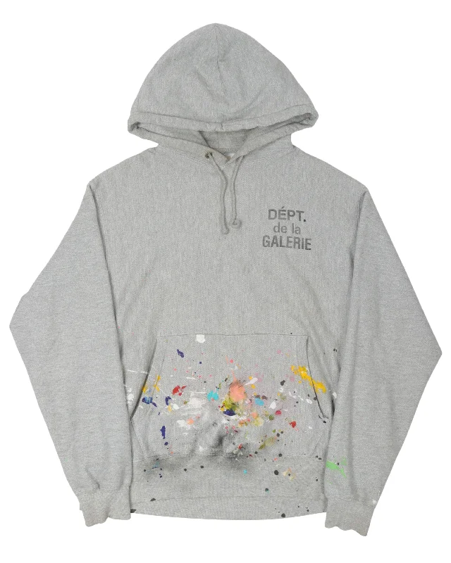 Logo Hoodie Hoodie with Neon Bright Vibrant