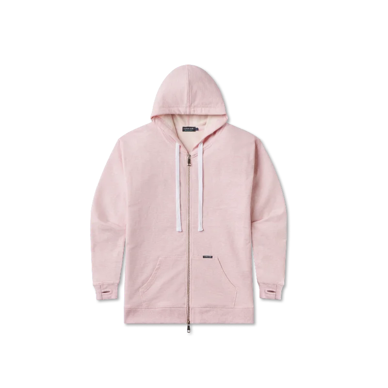 Baylee French Terry Hoodie Hoodie with Frayed Bohemian Relaxed