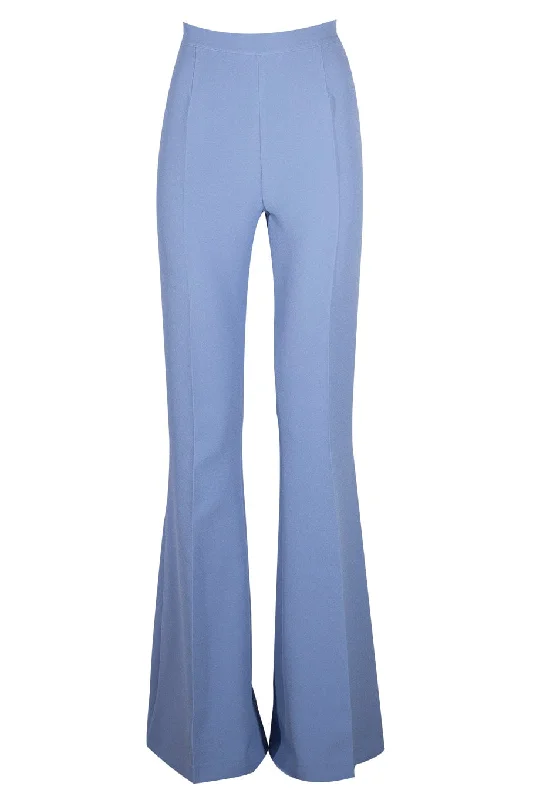 Flare Leg Side Zip Trouser Trousers trendy modern