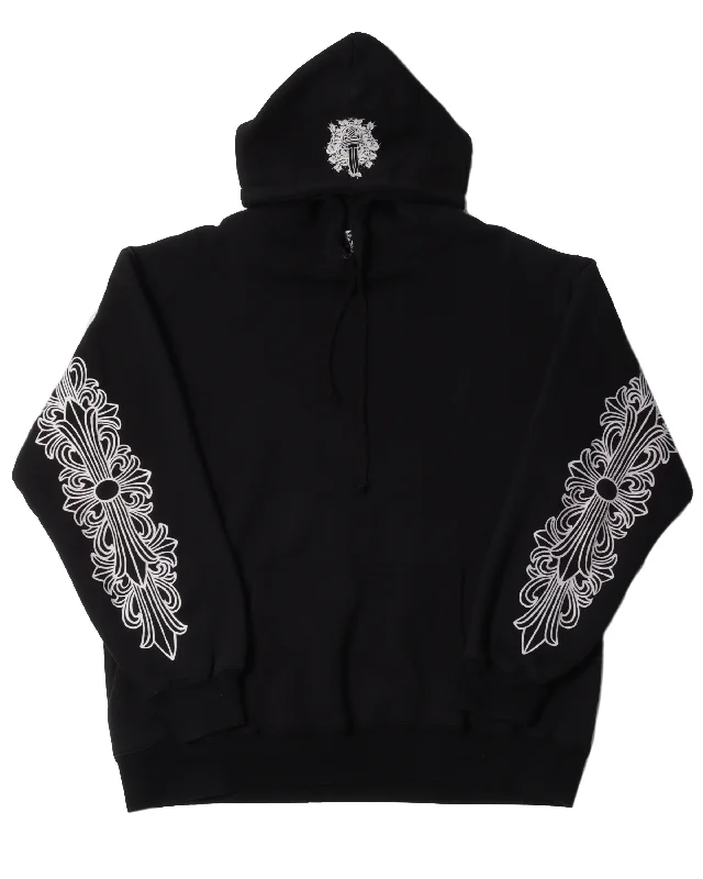 Thermal Lined Hoodie Hoodie with Hem Fringe Bohemian Relaxed