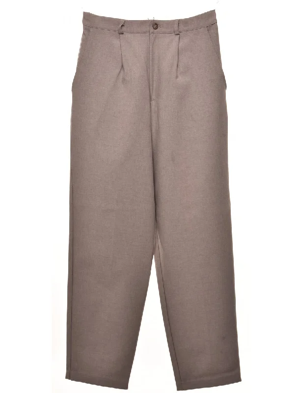 High Waist Trousers - W28 L28 Trousers Business Professional