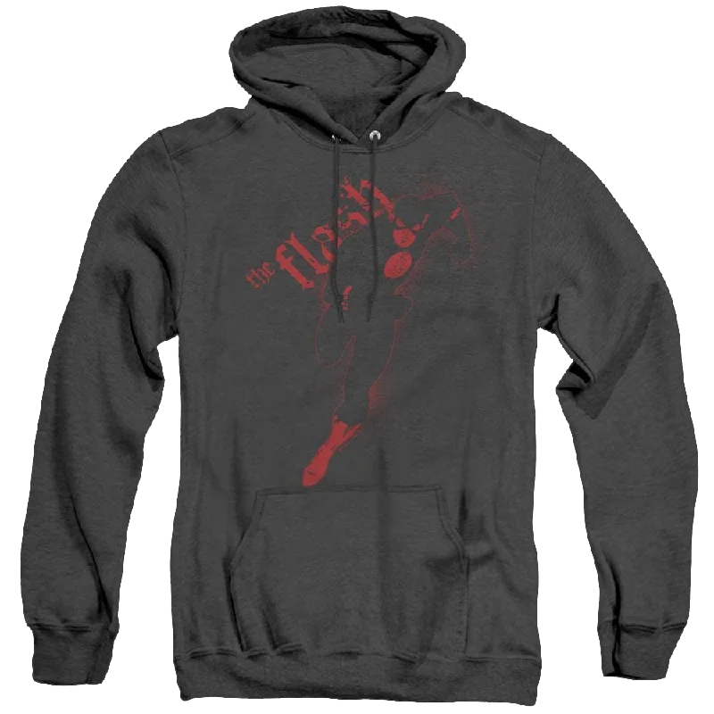 Flash, The Flash Darkness - Heather Pullover Hoodie One Shoulder Top