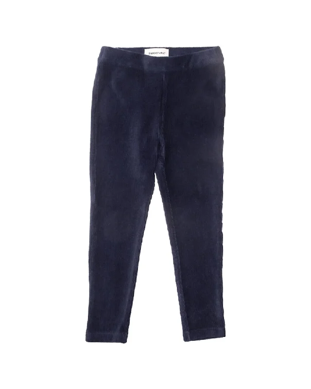 Sammy + Nat Callie Cord Legging Trendy Sporty Compression Leggings