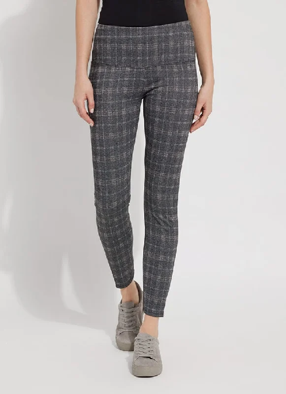 Signature Legging- Flat Iron Plaid (29" Inseam) Fashionable Sports Compression Leggings