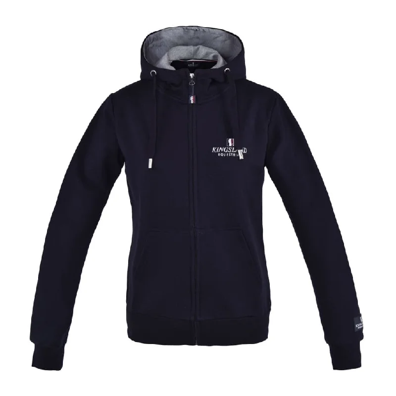 Kingsland Unisex Classic Hooded Sweatshirt Hoodie with Rhinestones Sparkly Elegant