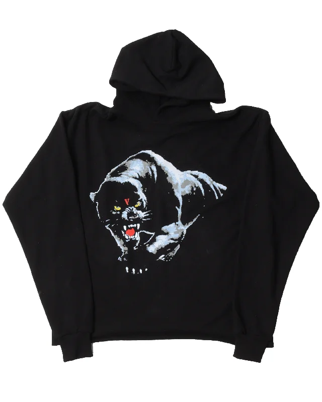 Panther Hoodie Hoodie with Magnetic Closure Innovative Modern