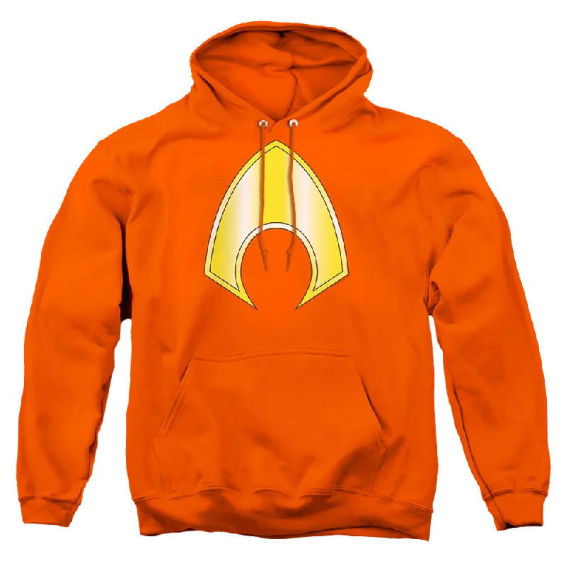 Aquaman Aquaman Logo - Pullover Hoodie Saggy Sleeve Comfort