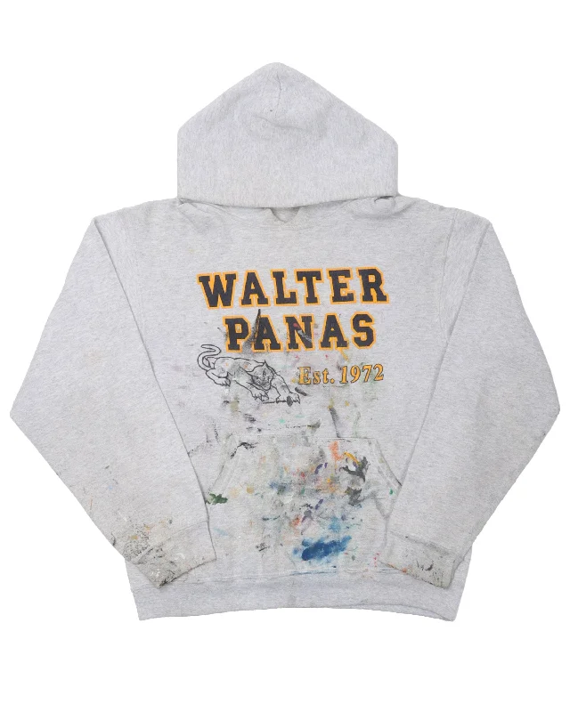 Walter Panas Painted Hoodie Hoodie with Ribbed Cuffs Snug Fit Comfort