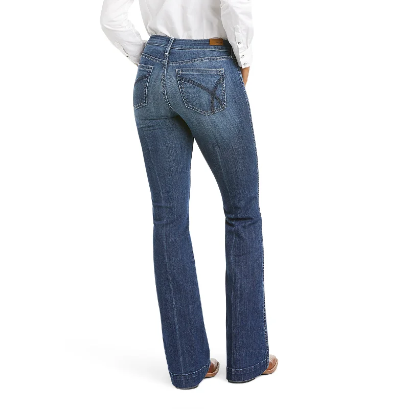 Ariat Ladies R.E.A.L Isabella Slim Wide Leg Trouser Jeans 10034668 Trousers cozy comfortable Ariat Ladies R.E.A.L Isabella Slim Wide Leg Trouser Jeans 10034668 Trousers cozy comfortable