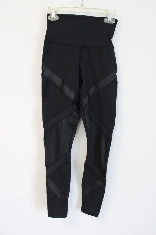 Aerie Offline The Hugger Hi-Rise Black Athletic Leggings | XS Comfortable Lounge Leggings