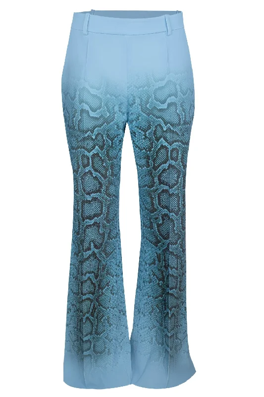 Snake Print Trousers - Pitone Trousers Chinos Classic