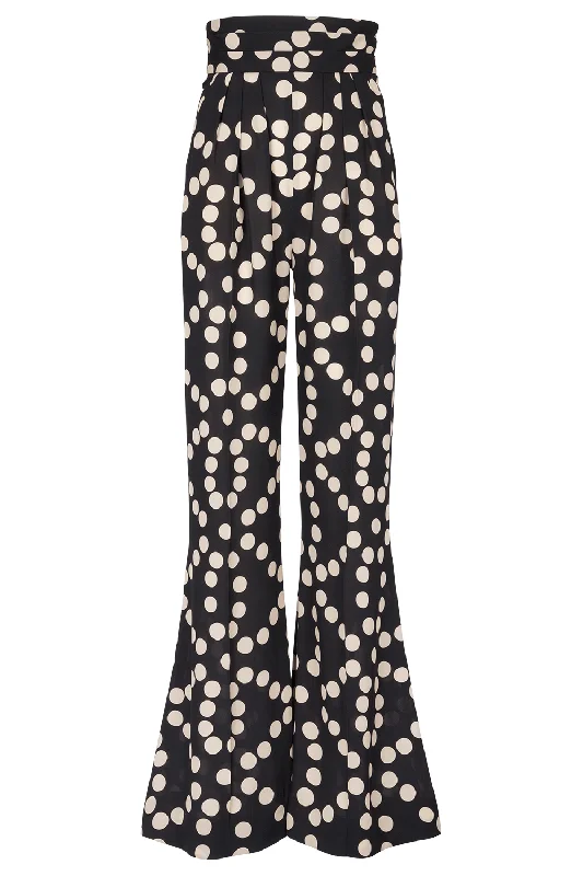 Wide Leg Trousers Trousers Plaid Checkered