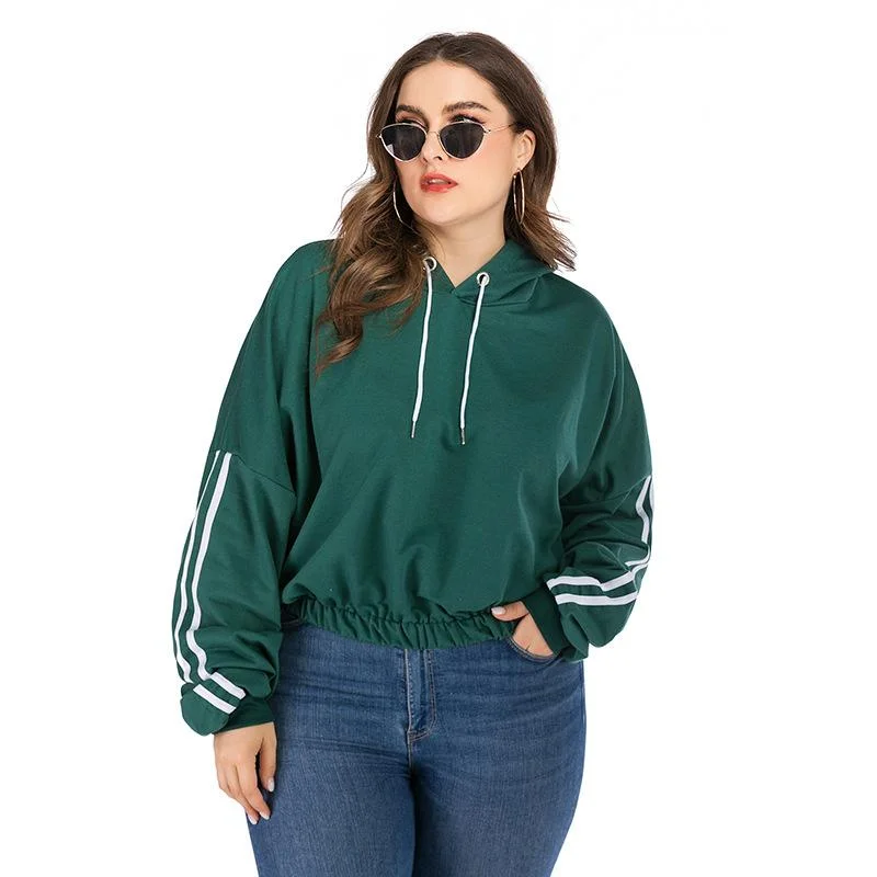 Fall/winter large size sweater hoodie Hooded Sweatshirt Casual Wear Street Style