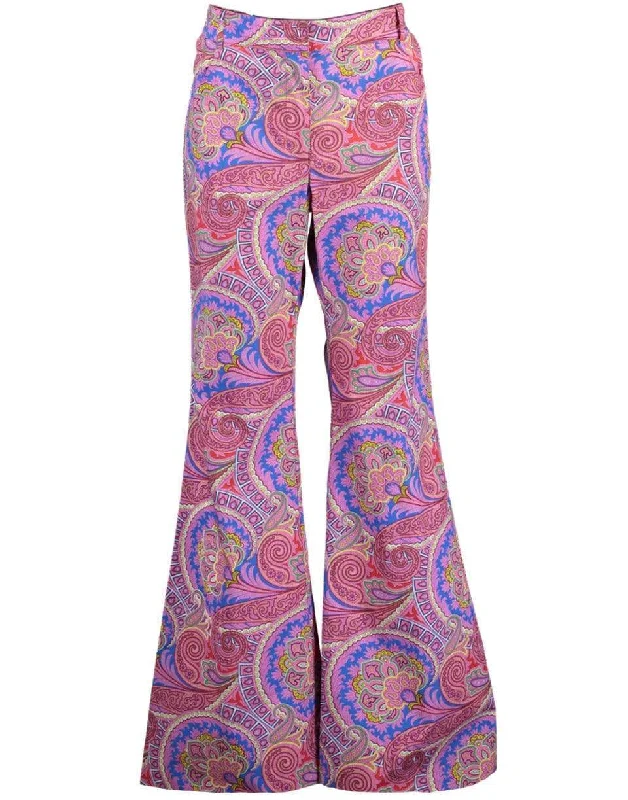 Salima Paisley-Print Trousers Trousers Bestseller Popular