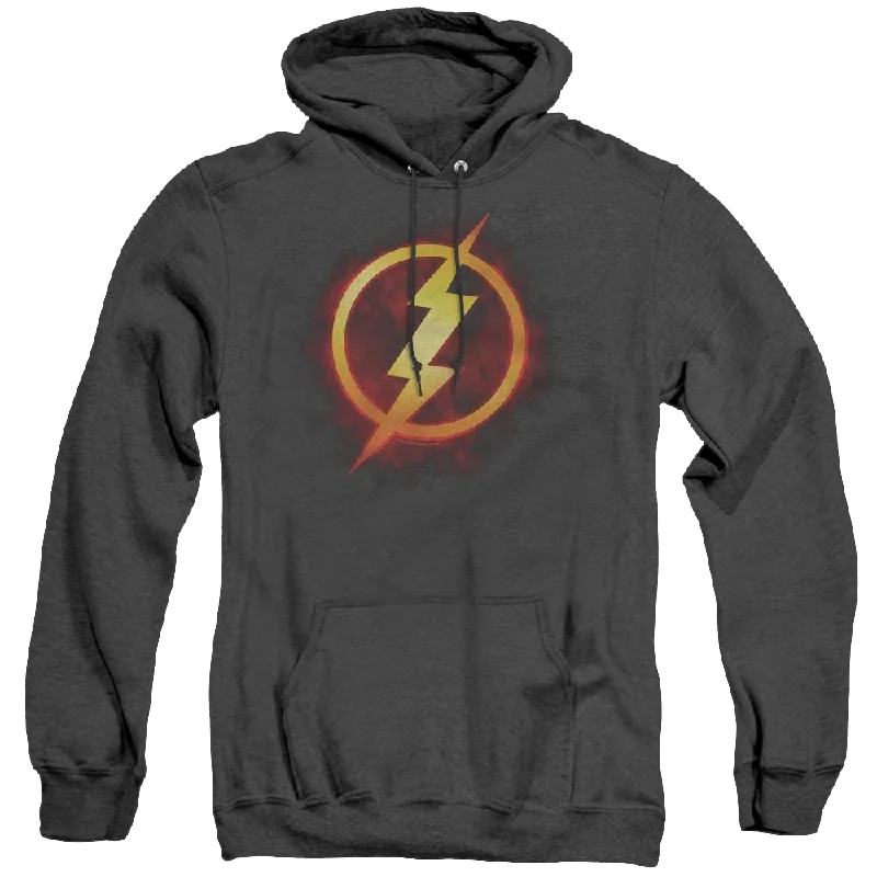 Flash, The Flash Title - Heather Pullover Hoodie Oversized Cozy Pullover