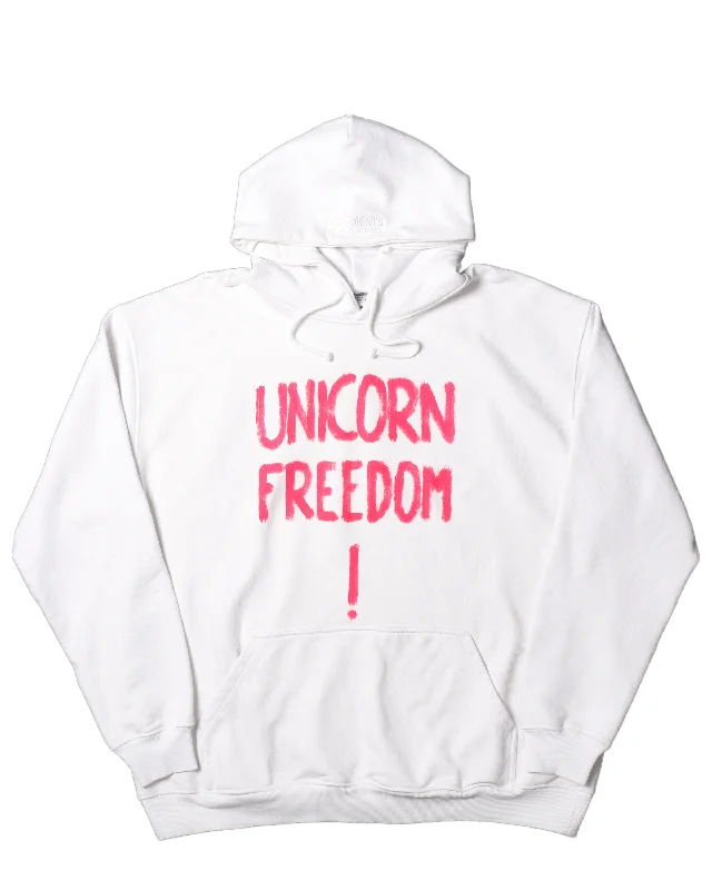 SS20 "Unicorn Freedom!" Oversized Hoodie Hoodie with Double Zipper Versatile Adjustable SS20 "Unicorn Freedom!" Oversized Hoodie Hoodie with Double Zipper Versatile Adjustable