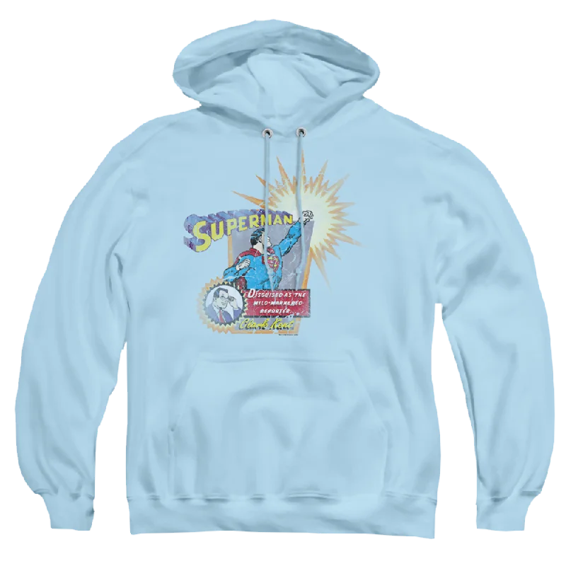 Superman Ingenious Disguise - Pullover Hoodie Short Puff Sleeve