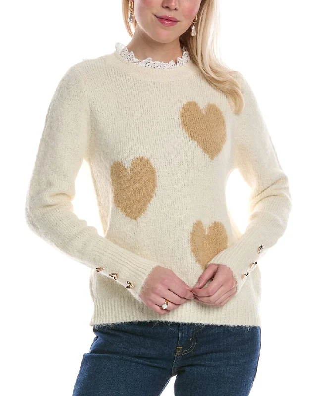 ANNA KAY Ursilla Cashmere-Blend Pullover Seamless Knit Pullover