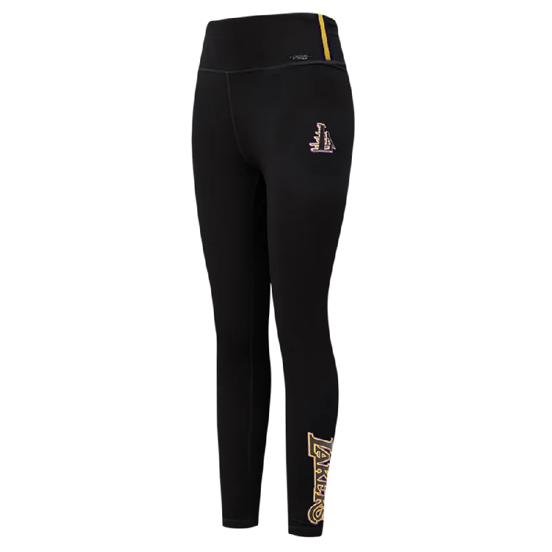 LEGGINGS NBA LOS ANGELES LAKERS CLASSIC ESSENTIALS PARA MUJER Comfortable Ribbed Sports Leggings LEGGINGS NBA LOS ANGELES LAKERS CLASSIC ESSENTIALS PARA MUJER Comfortable Ribbed Sports Leggings