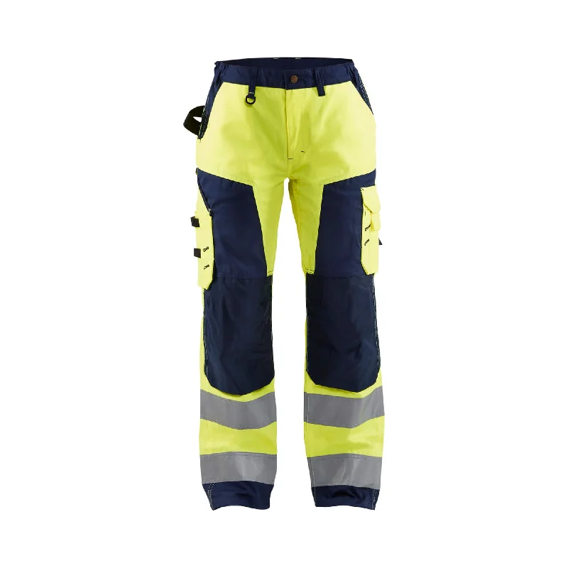 Blaklader 7155 Hi-Vis Work Trousers - Womens (71551811) Trousers Satin Smooth