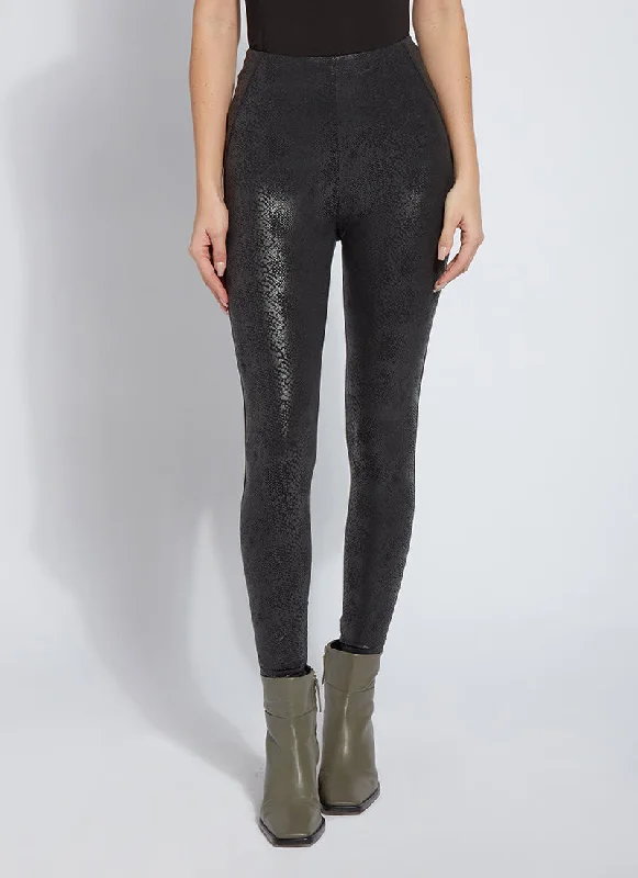Patterned Matilda Foil Legging (Plus Size, 28" Inseam) Cozy Ribbed Leggings