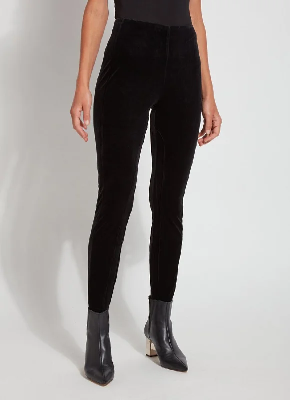 Mara Velvet Legging (28" Inseam) Comfortable Classic Yoga Leggings
