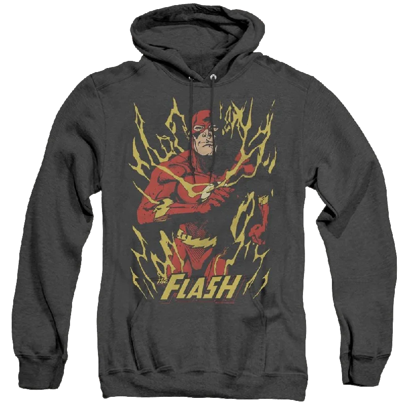 Flash, The Flash Flare - Heather Pullover Hoodie Chenille Soft Sweater
