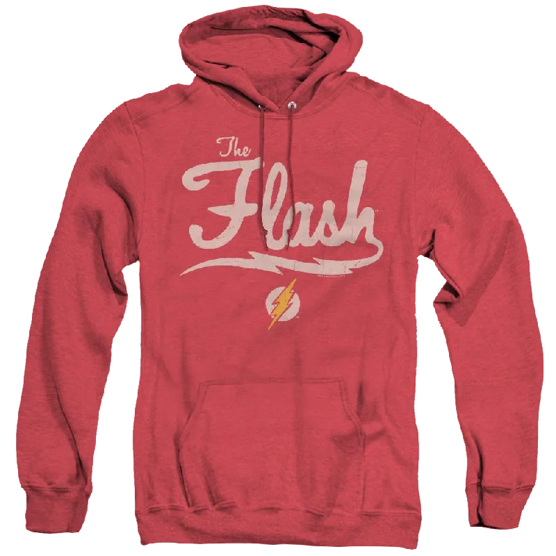 Flash, The Old School Flash - Heather Pullover Hoodie Thin Wool Pullover