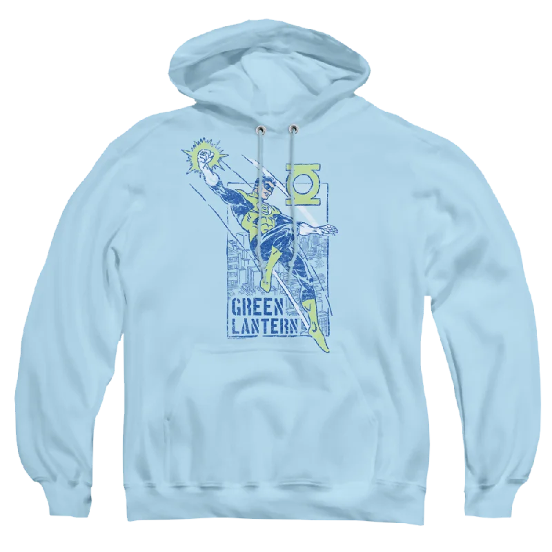 Green Lantern City Watch - Pullover Hoodie Besom Neck Pullover