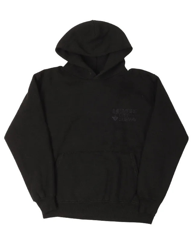 Overdyed Empire City Subway Russell Hoodie Hoodie with Earth Tones Natural Calm