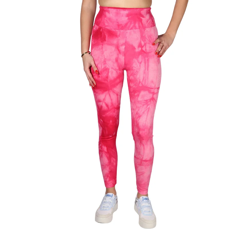 WOTTO - Tie dye ribbed leggings Cozy Workout Performance Leggings